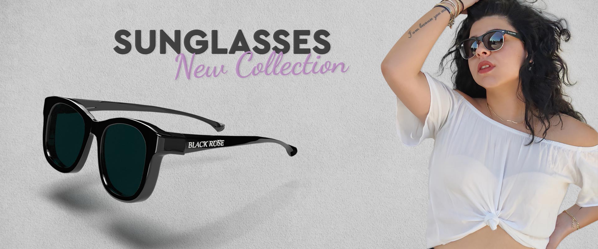 γυαλιά ηλίου, sunglasses, μοντέρνα γυαλιά ηλίου new collection, γυαλιά ηλίου αγορά online, όμορφη γυναίκα με μαύρα γυαλιά ηλίου black rose